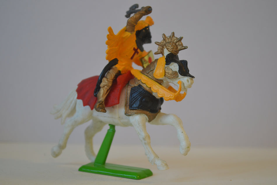 Britains Deetail Medieval Mounted Black Knight