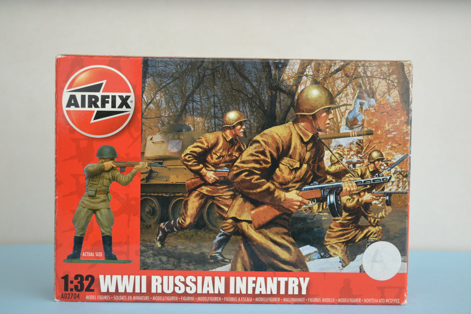 Airfix 1/32 WWII Russian Infantry Sealed in Bag and Boxed