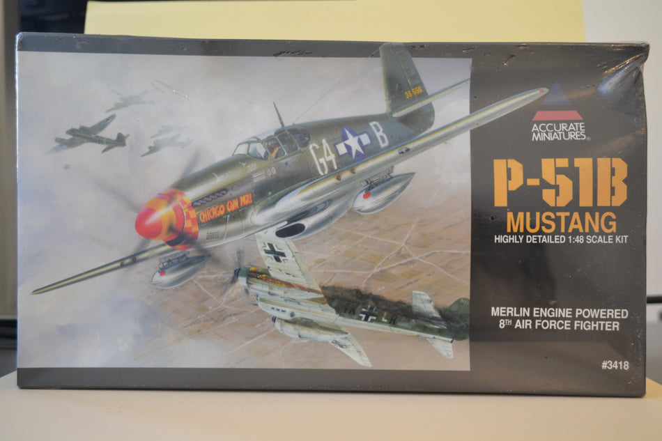 Accurate Miniatures P-51B Mustang model Kit 1/48