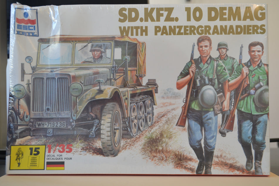 Esci SD.KFZ. 10 Demag and Panzer Grenadiers 1/35