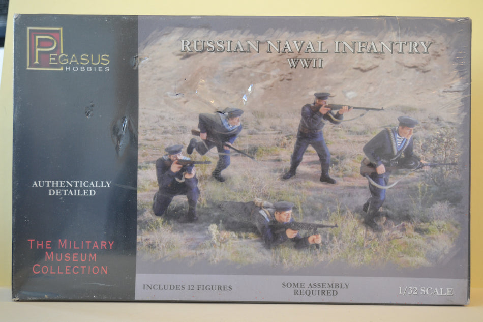 Pegasus Hobbies Russian Naval Infantry WW2 1/32 Boxed