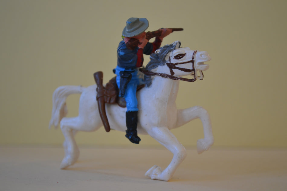 Britains Herald 7th Cavalry Mounted Trooper- base missing