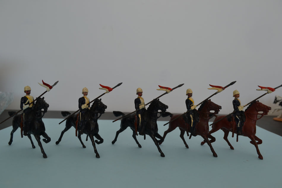 Britains Vintage 17th Lancers "Ulundi" 1925 Version from set 81 x5