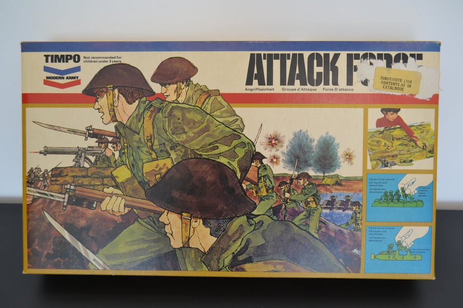 Timpo Modern Army Attack Force Boxed Set Complete VERY RARE