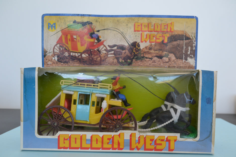 Golden West Hong Kong Stagecoach Wagon Boxed