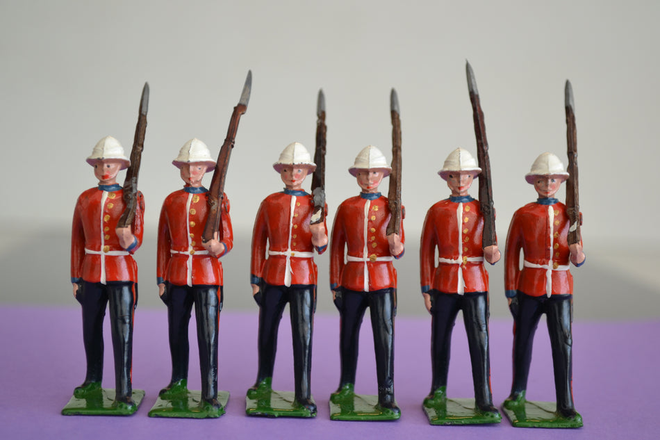 Britains Vintage British Line Infantry Foreign Service Dress marked Depose