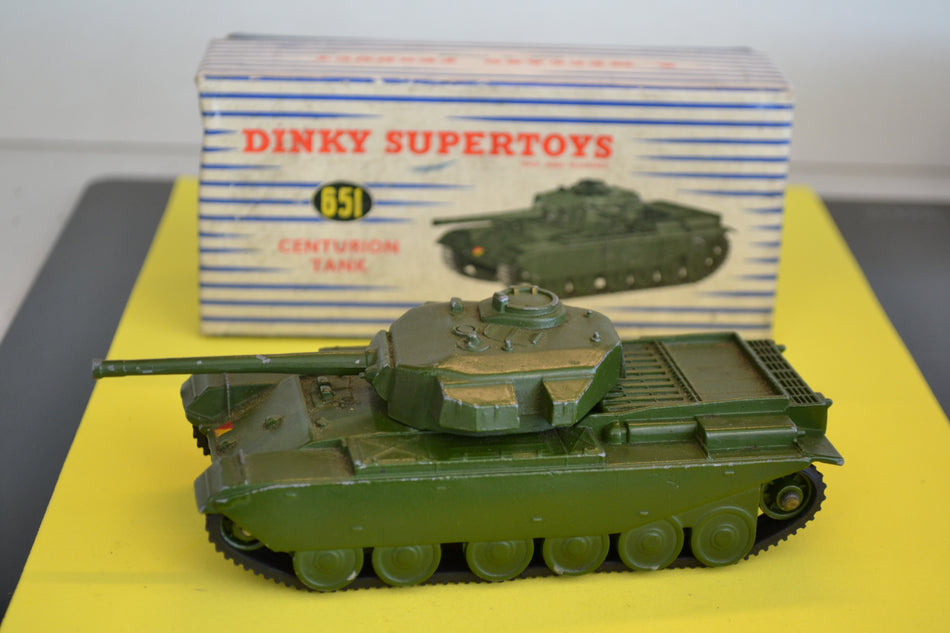 Dinky 651 Centurion Tank Original Box