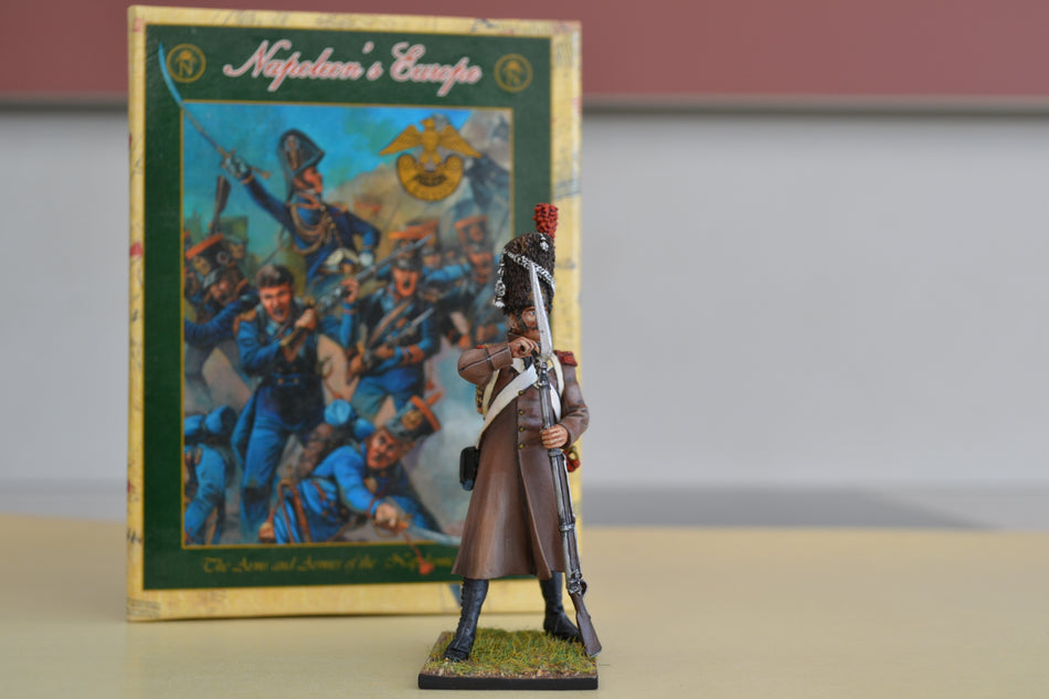 First Legion NAP0339 French 18th Line Infantry Grenadier Loading in Greatcoat