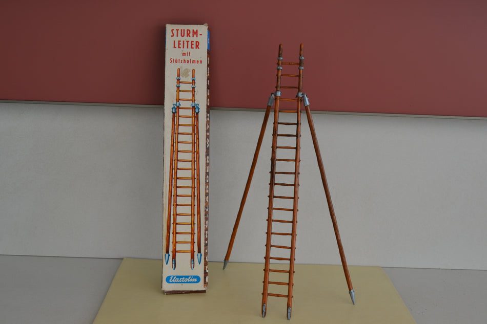 Elastolin Sturmleiter Siege Ladder with original box