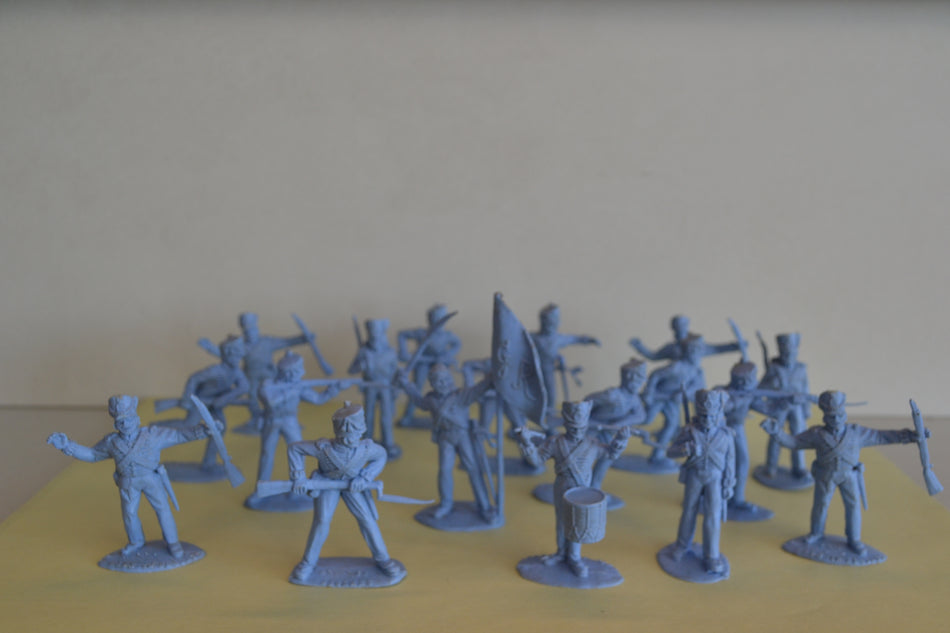 Timpo Napoleonic French Prussian Infantry lot of 18