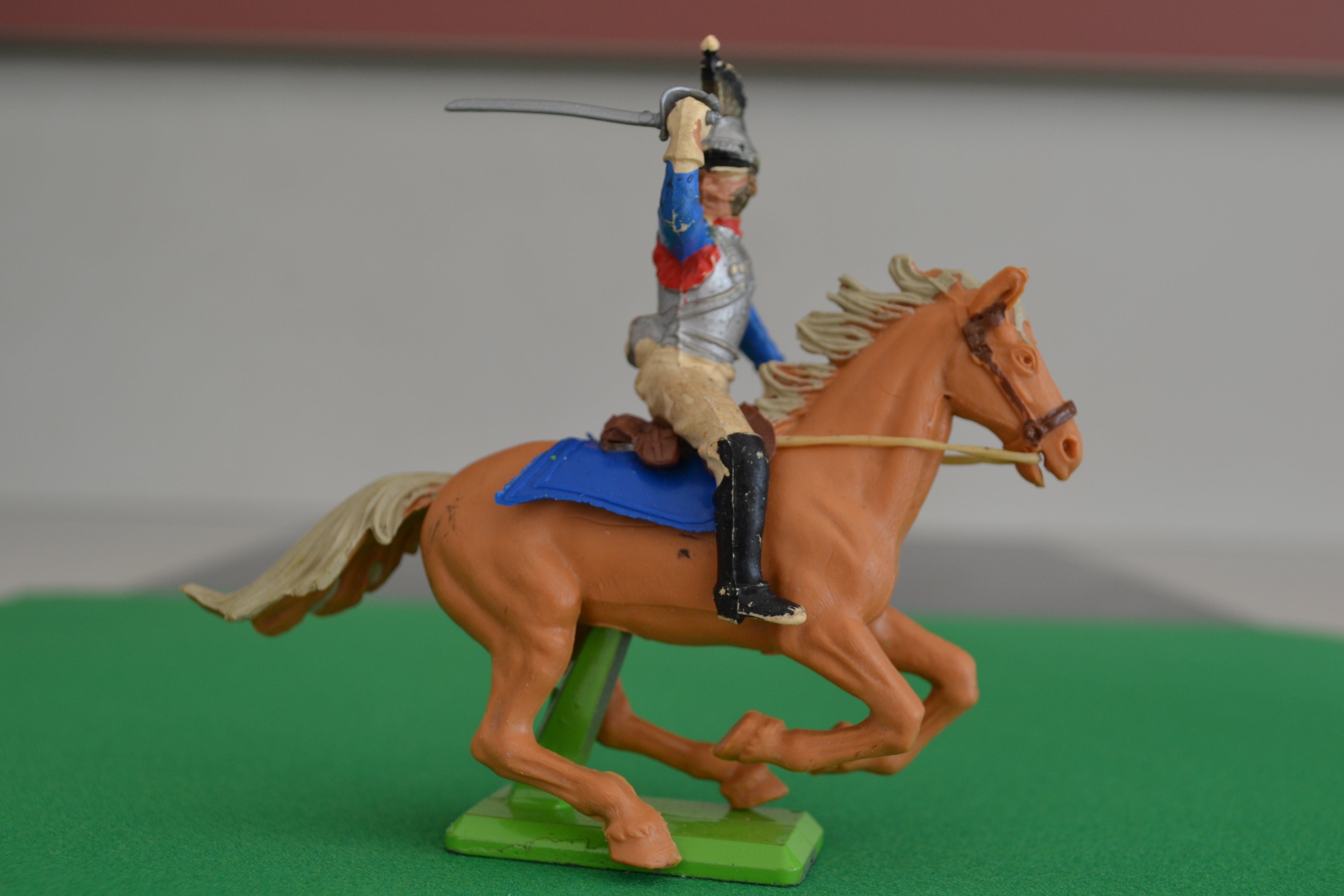 Figurine Britains Deetail - Cuirassier Français Waterloo - Cavalier Chargeant
