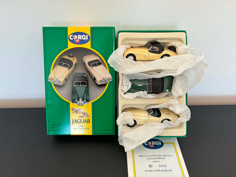 Corgi Classics 97705 Jaguar 1953 RAC Rally Set MIB 1:43 Limited Edition