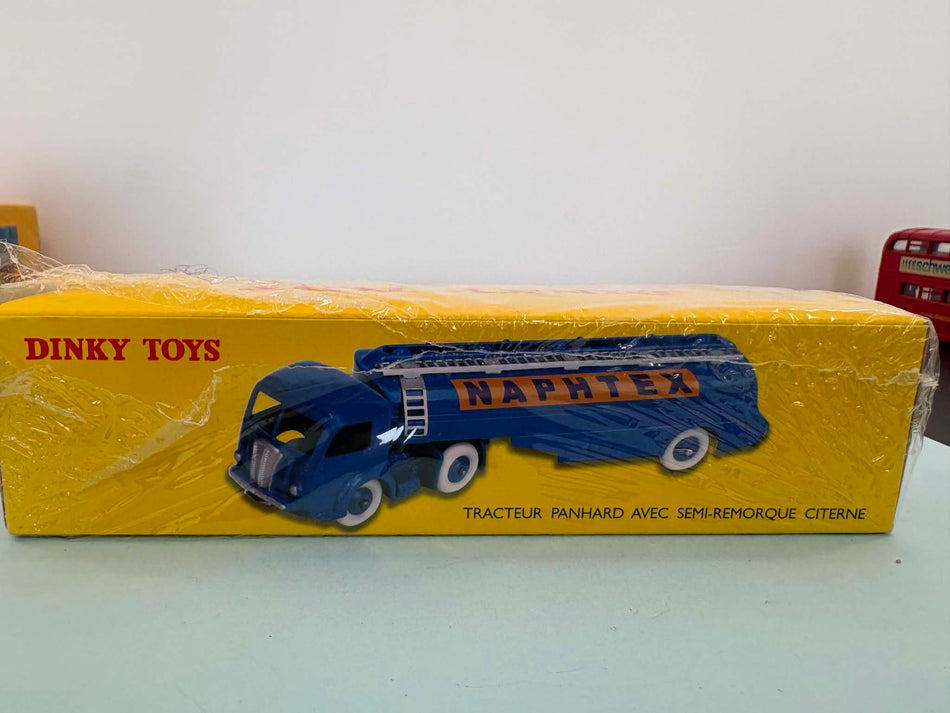 Dinky Atlas 32CB Panhard Titanium Naphtex Tanker Semi Trailer Truck Sealed Box
