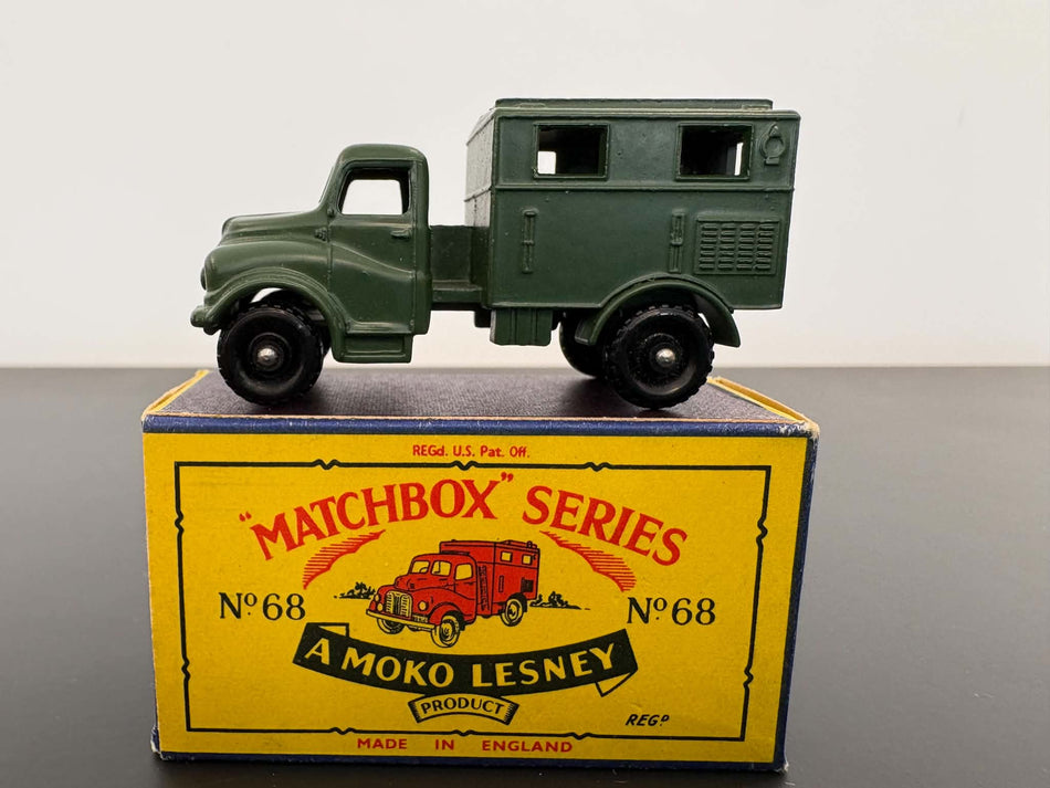 Matchbox 68 Army Wireless Truck in Original B4 Box