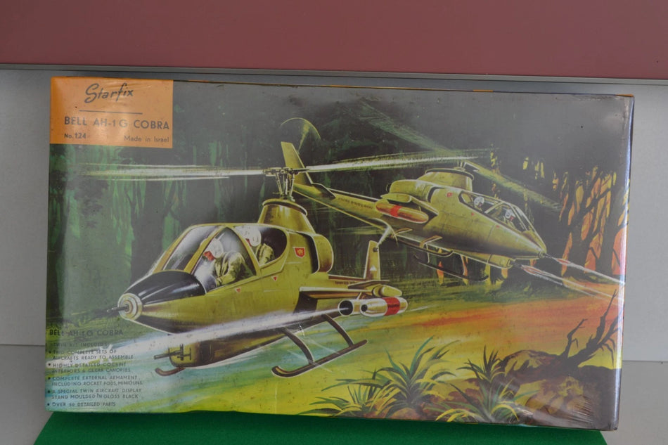 Vintage Starfix Bell AH-1G Cobra Twin Pack Sealed Model Kit Rare 60s