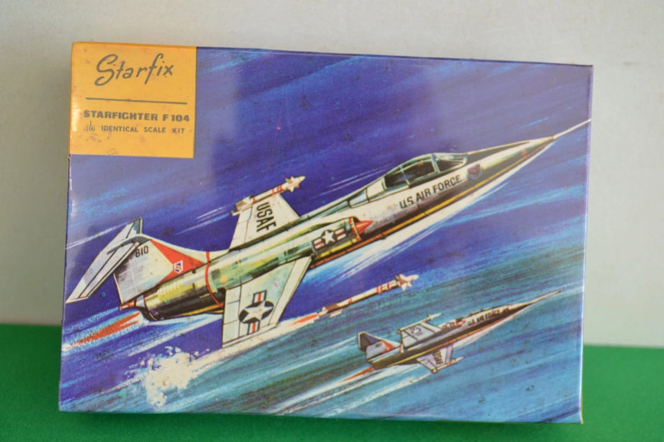 Vintage Starfix Starfighter F104 Factory Sealed Model Kit Rare 60s/70s